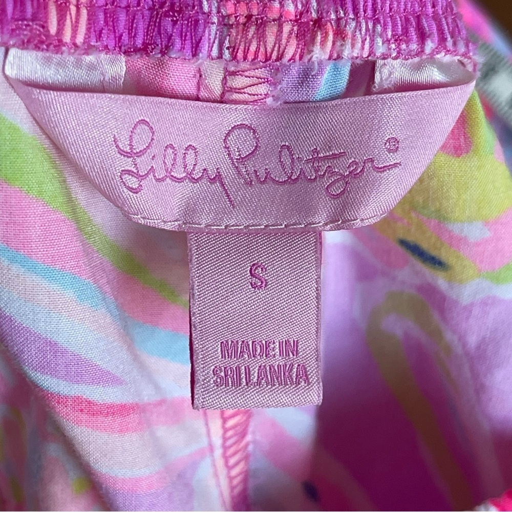 Lilly Pulitzer Kya Ruffle Hem Shorts Sunseekers Size S - Picture 8 of 10